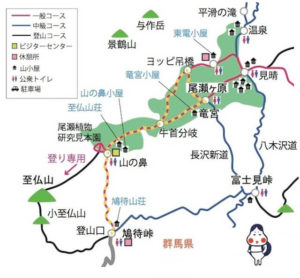※地図をクリックすると、尾瀬全体の大きな画像が見られます。